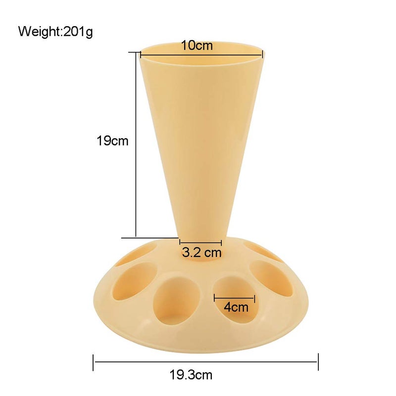 Hooshion Pastry Bag Holder Stand, Icing Bag Holder, Piping Bag Holder with 8 Holder Slots, Pipping Bag and Tips Holder, Piping Bag Stand, for Baking Accessories - Image 3